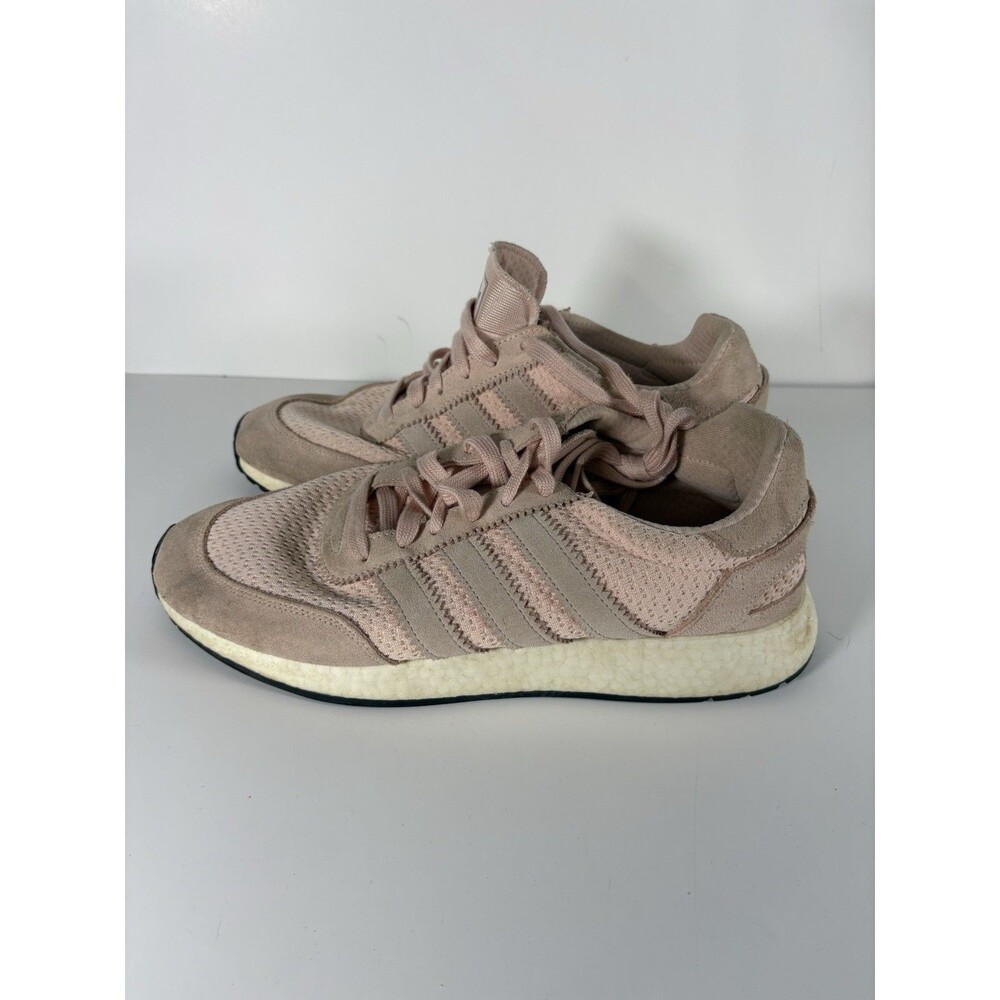 Adidas Originals I-5923 Pink Suede Mesh Boost Running Shoes Mens 12 Workout Gym